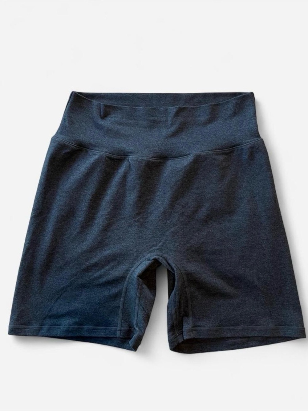 P'tula Dark Navy High-Waist Bike Shorts